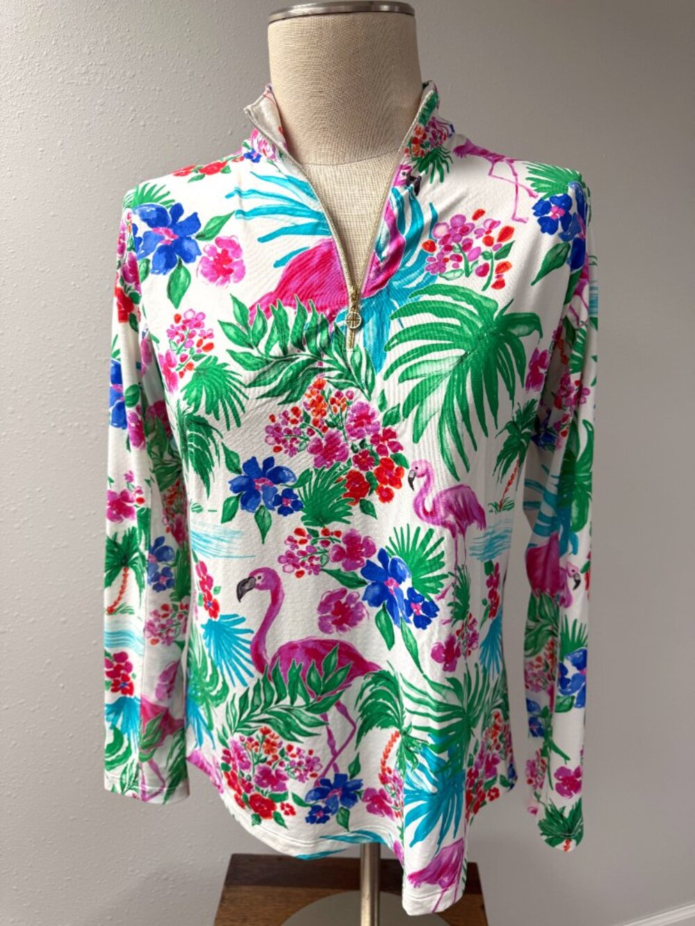 G Lifestyle Quarter-Zip Sun Protection Performance Top - Picture 4 of 10